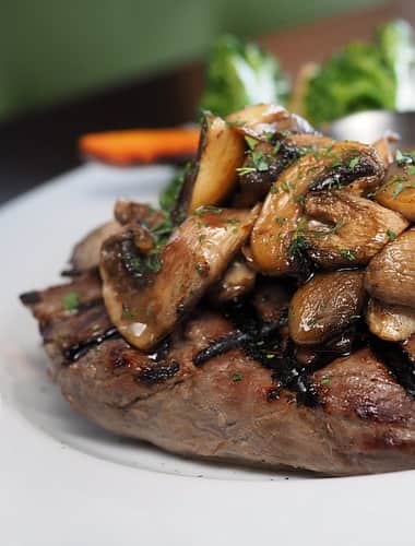 bistecca con i funghi